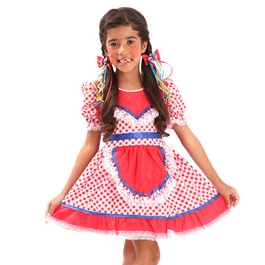 VESTIDO JUNINO BELISA- INFANTIL