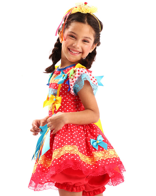 VESTIDO JUNINO RAFAELA-INFATIL