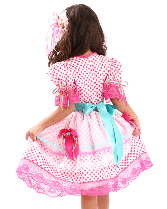 VESTIDO JUNINO BANANINHA BEBÊ - J51548