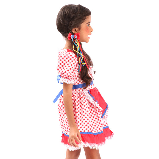 VESTIDO JUNINO BELISA- INFANTIL
