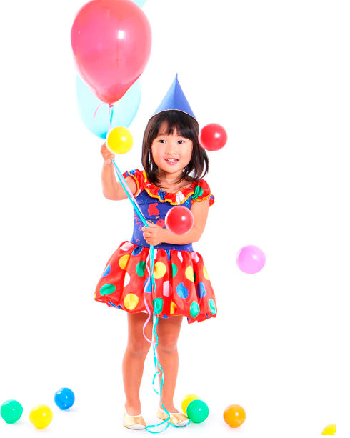 FANTASIA PALHAÇA BIBI - INFANTIL