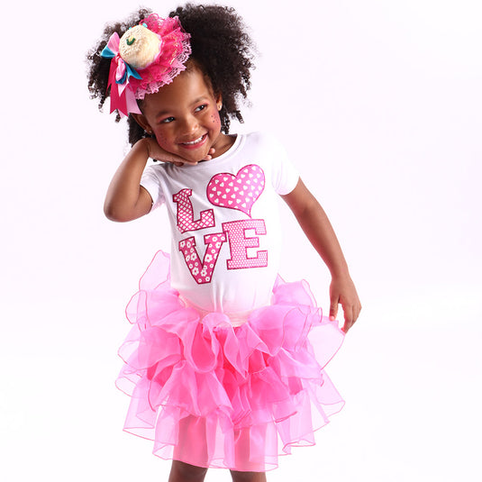 CAMISETA JUNINA 3 LOVE- INFANTIL