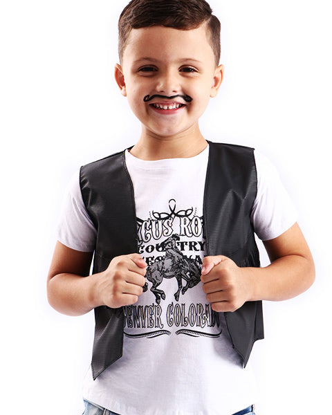 CAMISETA JUNINA COUNTRY- INFANTIL