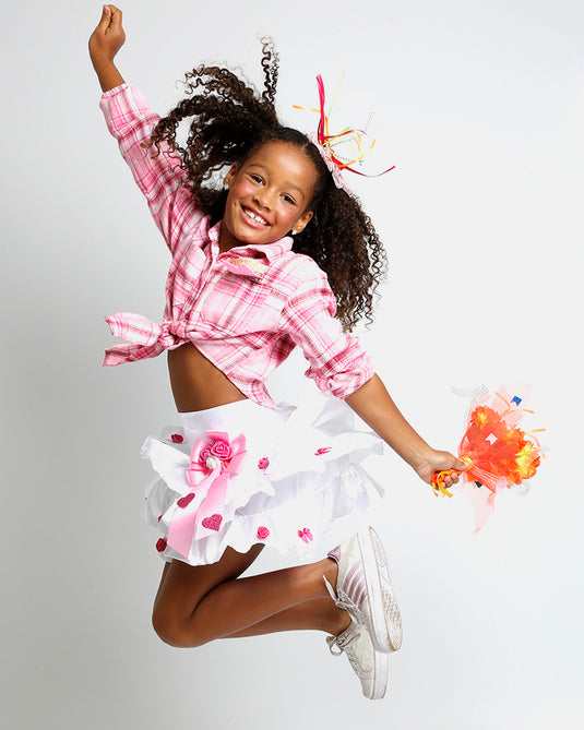 CAMISA JUNINA XADREZ FLANELA DE AMARRAR INFANTIL JILLY - J0699