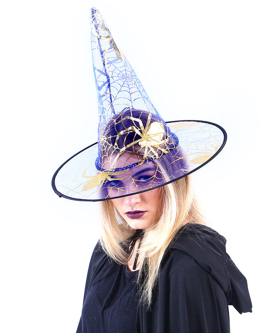CHAPEU BRUXA TRANSP ESTAMPADO PC/12 UNID