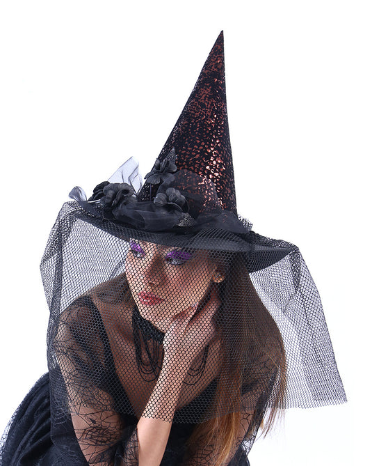 CHAPEU DE BRUXA LUXO UNID