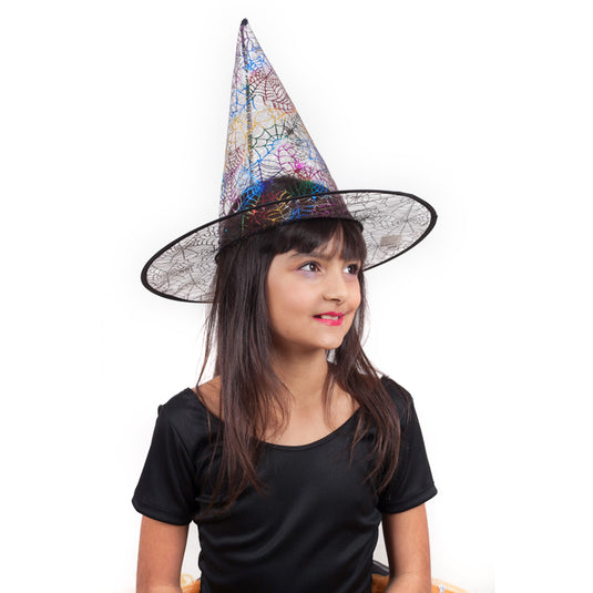 CHAPEU BRUXA TRANSP ESTAMPADO PC/12 UNID