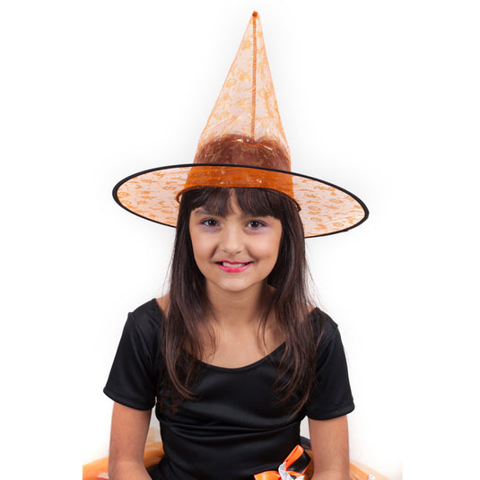 CHAPEU BRUXA TRANSP ESTAMPADO PC/12 UNID