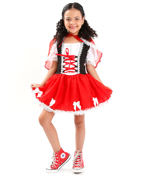 FANTASIA CHAPEUZINHO VERMELHO ALMMY INFANTIL - C7503