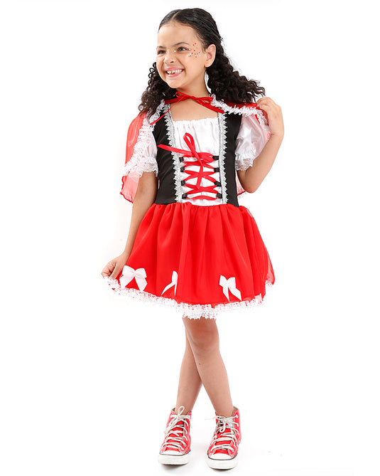 FANTASIA CHAPEUZINHO VERMELHO ALMMY INFANTIL - C7503