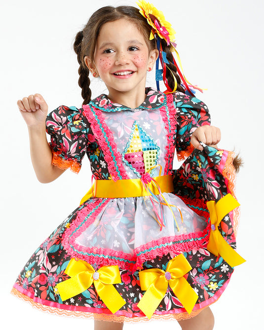 VESTIDO JUNINO DONUT - J1573