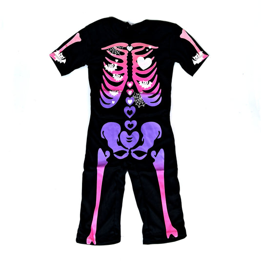 FANTASIA ESQUELETO CURTO MUKKA INFANTIL - H539