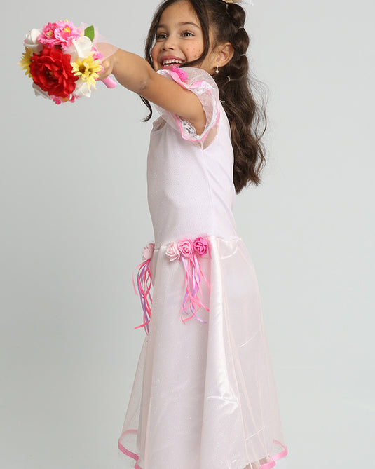 VESTIDO JUNINO NOIVA JOSEFA INFANTIL - J1778
