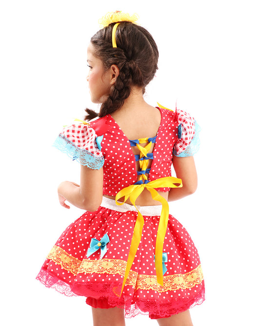 VESTIDO JUNINO RAFAELA-INFATIL