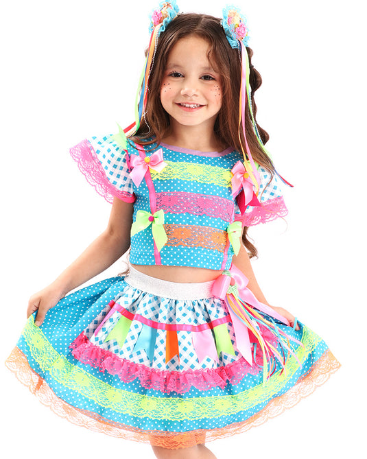 VESTIDO JUNINO RAFAELA-INFATIL