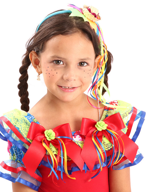 VESTIDO JUNINO RANYA INFANTIL - J2048