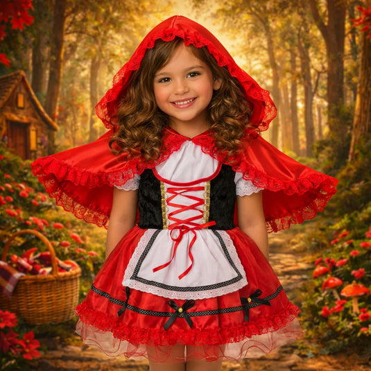 FANTASIA CHAPEUZINHO VERMELHO ROUGE INFANTIL - C7505