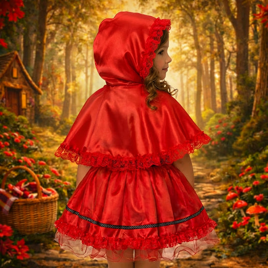 FANTASIA CHAPEUZINHO VERMELHO ROUGE INFANTIL - C7505