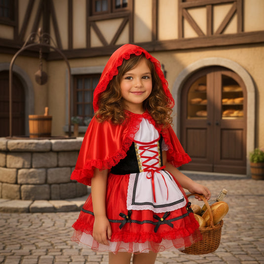 FANTASIA CHAPEUZINHO VERMELHO ROUGE INFANTIL - C7505