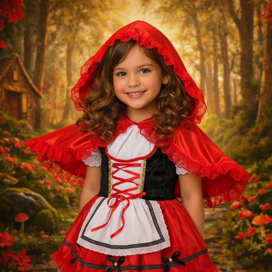 FANTASIA CHAPEUZINHO VERMELHO ROUGE INFANTIL - C7505
