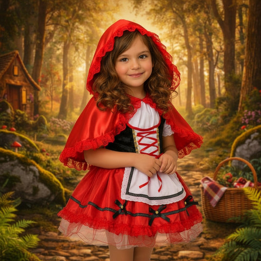 FANTASIA CHAPEUZINHO VERMELHO ROUGE INFANTIL - C7505