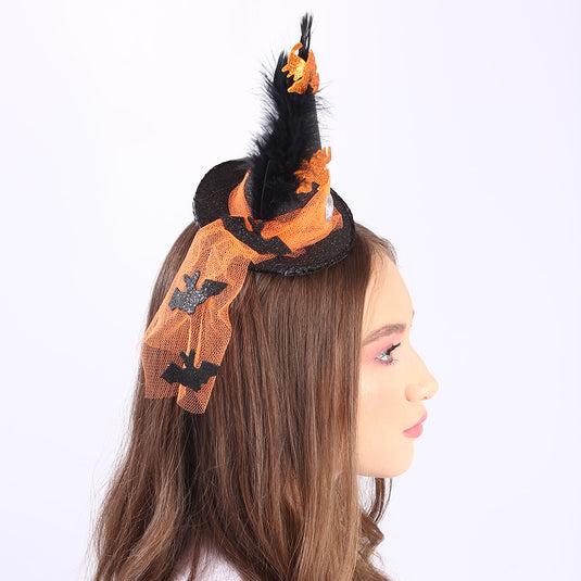 TIARA CHAPEU BRUXA LUXO UNID