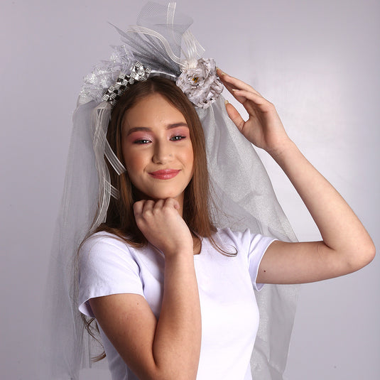 TIARA VEU NOIVA CADAVER UNID