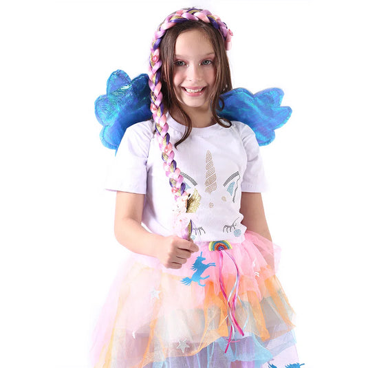 TIARA TRANÇA UNICORNIO-ROXA