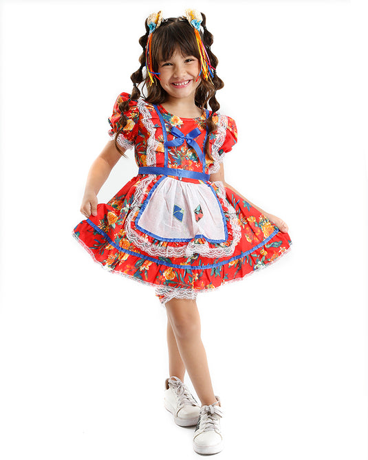 VESTIDO JUNINO BRANDY- INFANTIL