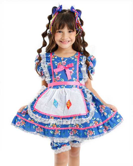 VESTIDO JUNINO BRANDY- INFANTIL