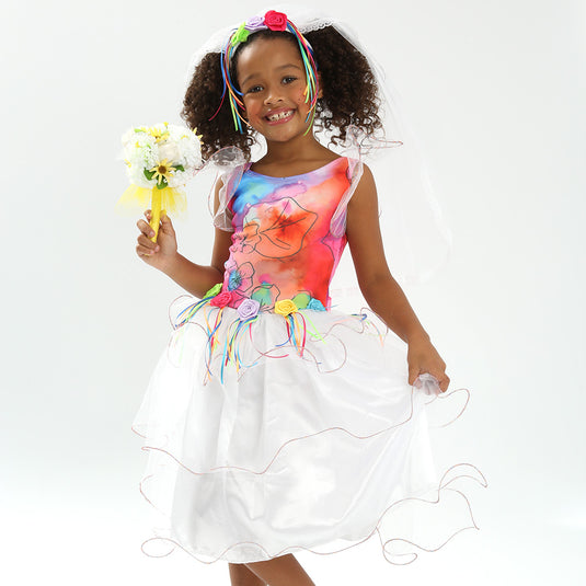 VESTIDO JUNINO NOIVA TABATHA- INFANTIL