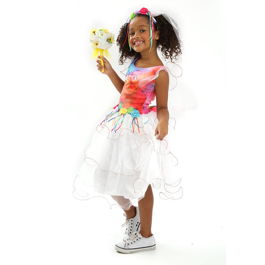 VESTIDO JUNINO NOIVA TABATHA- INFANTIL