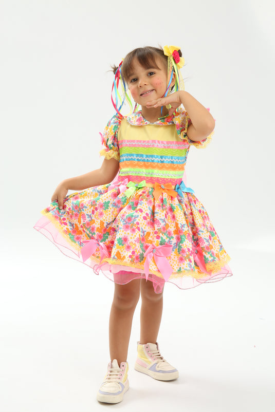 VESTIDO JUNINO DOCINHO- INFANTIL