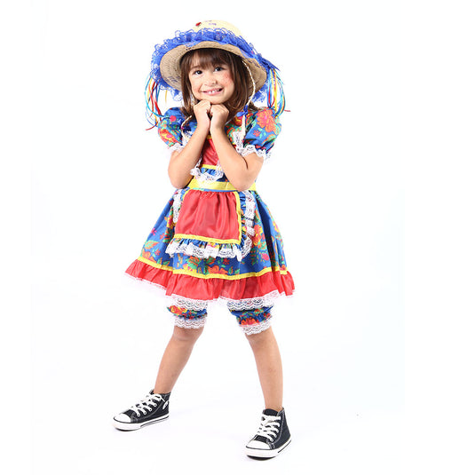 VESTIDO JUNINO BELLA- INFANTIL