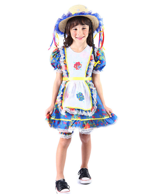 VESTIDO JUNINO BRITANNY INFANTIL