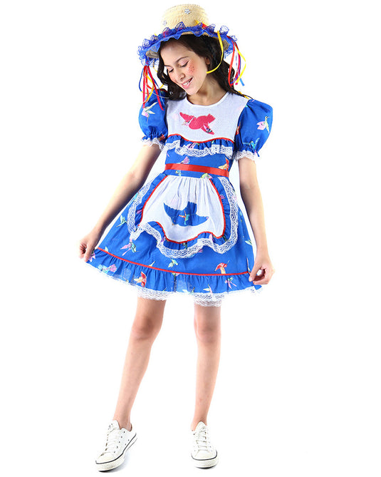 VESTIDO JUNINO BRUMA INFANTIL