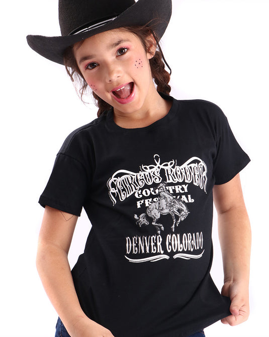 CAMISETA JUNINA COUNTRY- INFANTIL