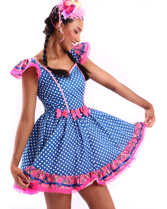 VESTIDOS JUNINO ANIS-ADULTO