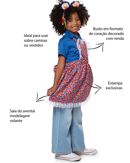 AVENTAL JUNINO BOTTIE INFANTIL – J076