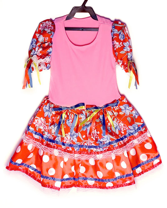 VESTIDO JUNINO BIANCA- INFANTIL