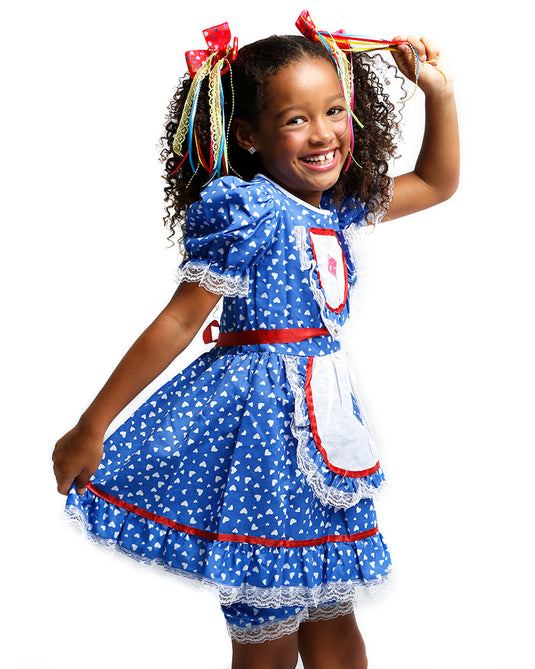 VESTIDO JUNINO BRIGITE- INFANTIL