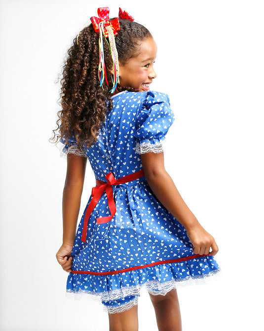 VESTIDO JUNINO BRIGITE- INFANTIL