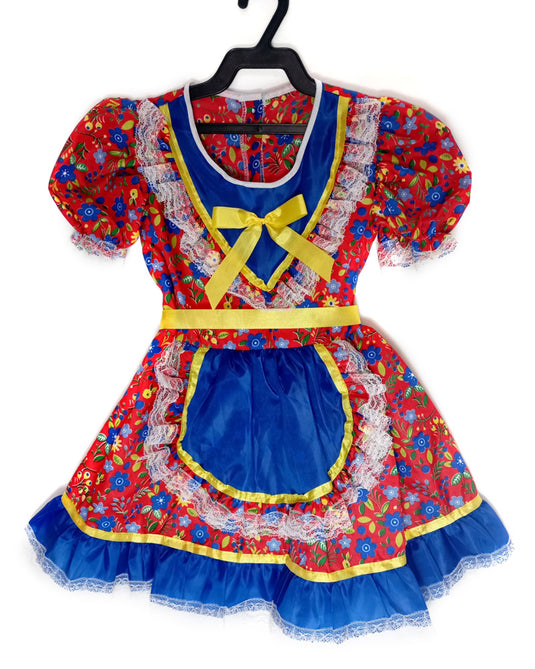 VESTIDO JUNINO BELMY- INFANTIL