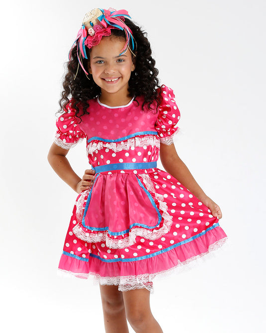 VESTIDO JUNINO BERNARDA- INFANTIL