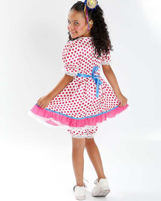 VESTIDO JUNINO BERNARDA- INFANTIL