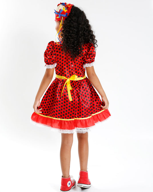 VESTIDO JUNINO BERNARDA- INFANTIL