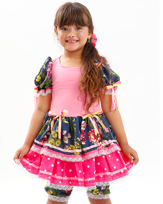 VESTIDO JUNINO BIANCA- INFANTIL