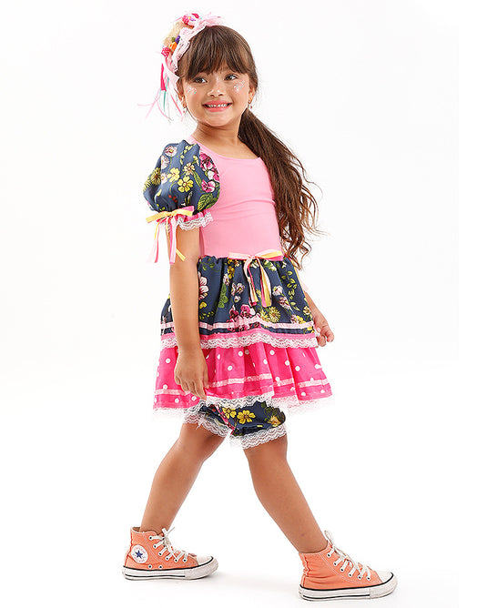 VESTIDO JUNINO BIANCA- INFANTIL