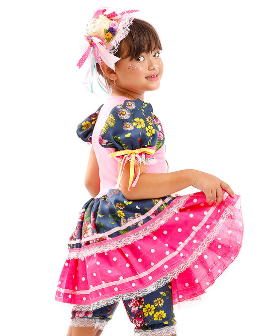 VESTIDO JUNINO BIANCA- INFANTIL