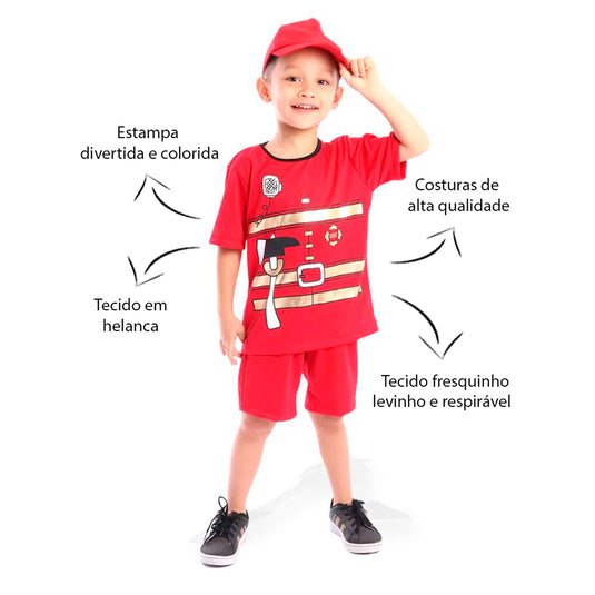 FANTASIA BOMBEIRO INFANTIL - C304